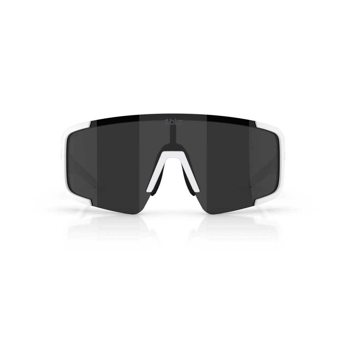 BLIZ P003  saulesbrilles | Matte White - Smoke