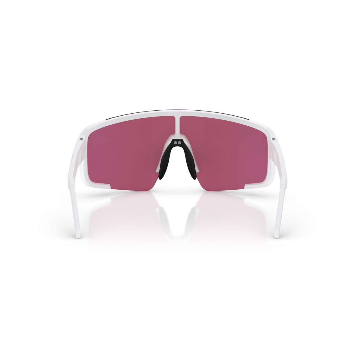 BLIZ P003  saulesbrilles | Nano Optics - Nordic Light | Matte White - Rose Violet Mirror Blue