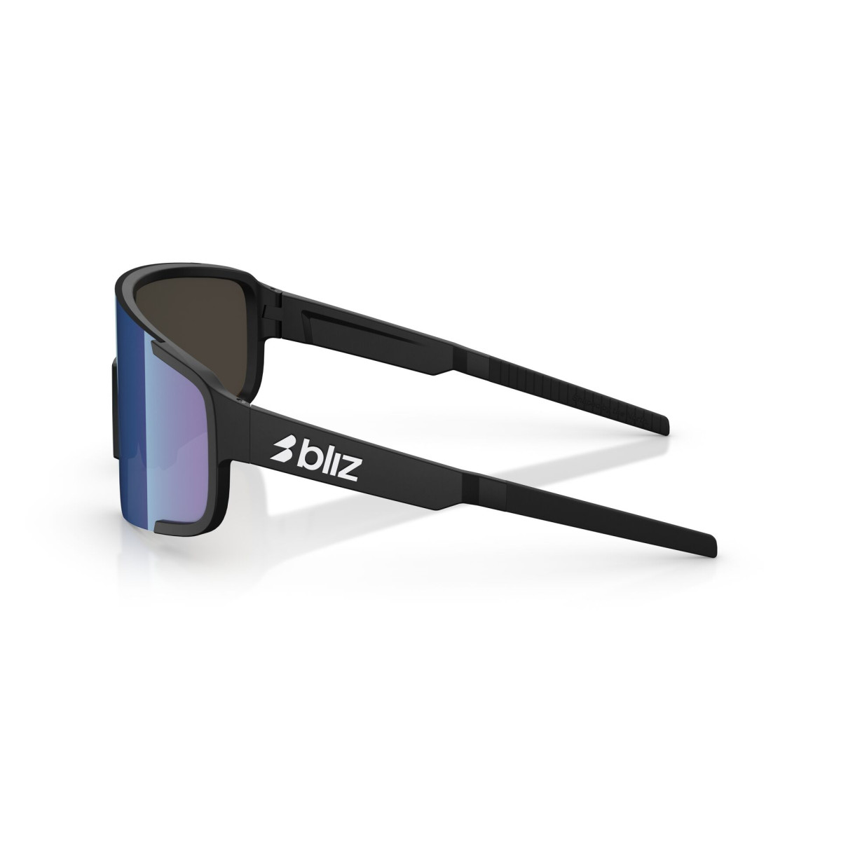 BLIZ P003  saulesbrilles | Matte Black - Blue