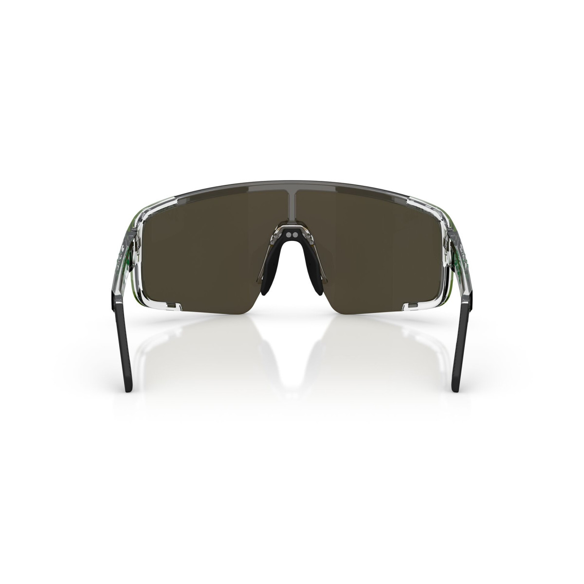BLIZ P003  saulesbrilles | Transparent White - Green