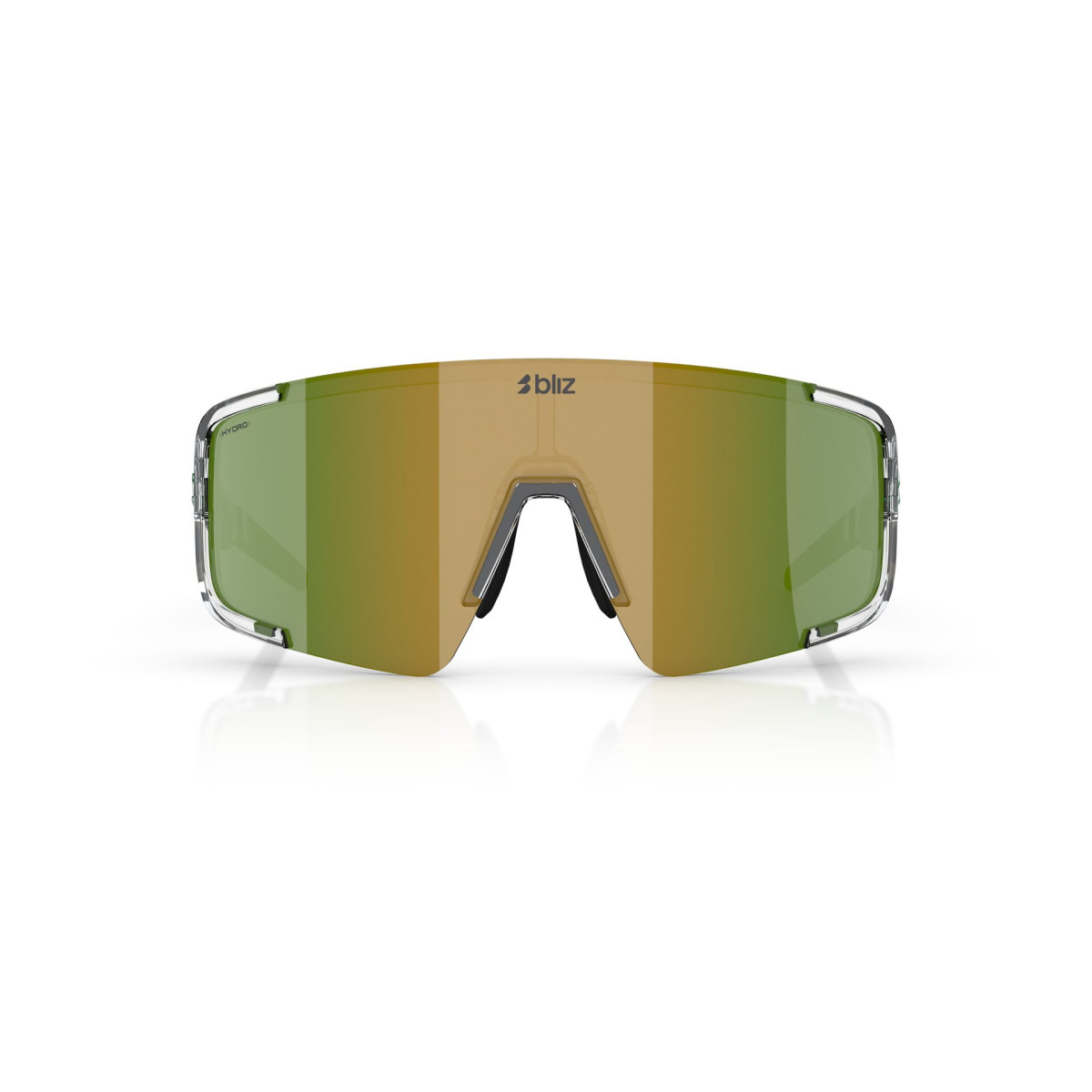 BLIZ P003  saulesbrilles | Transparent White - Green