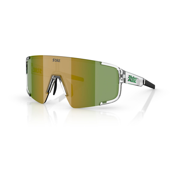 BLIZ P003 Small saulesbrilles | Transparent White - Green