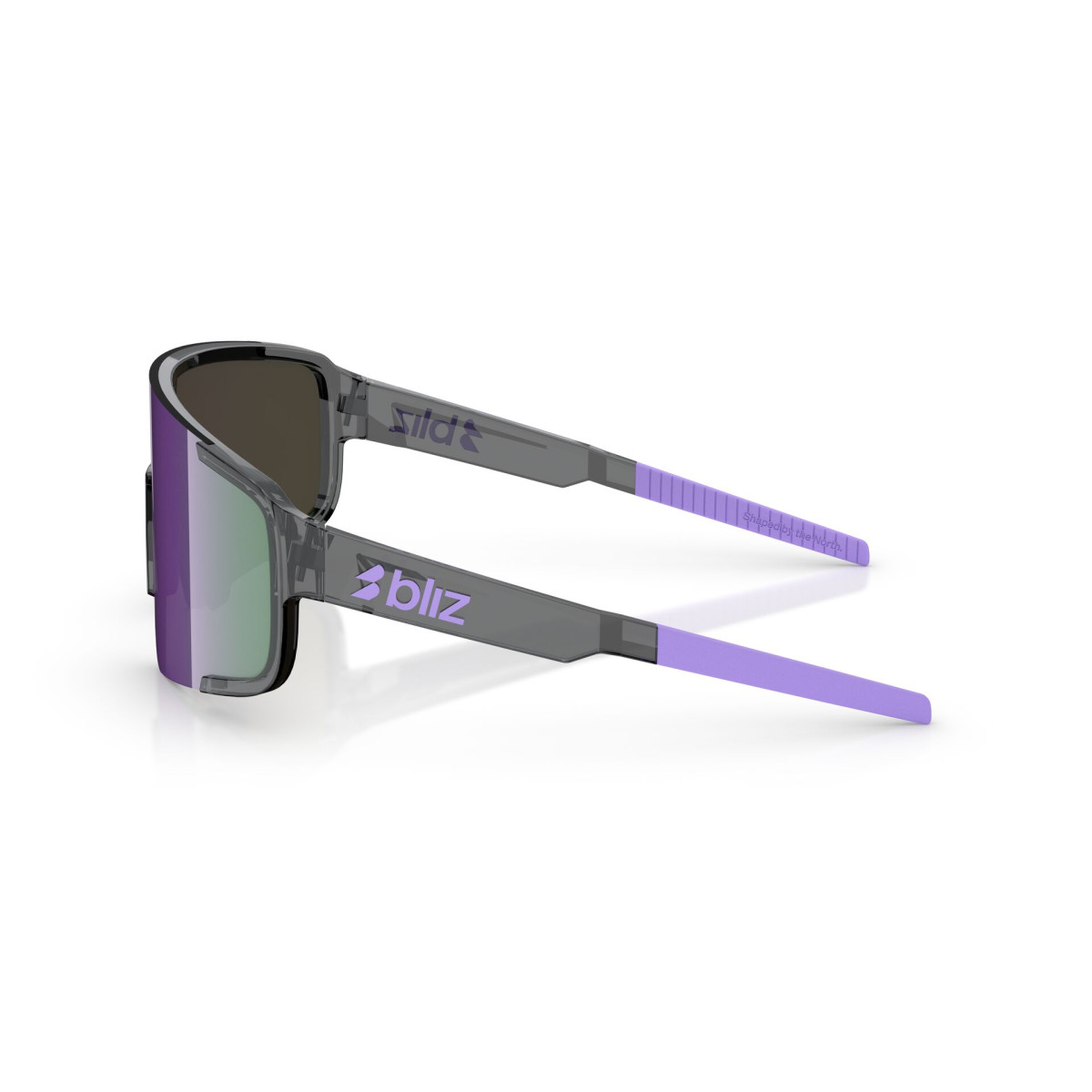 BLIZ P003 Small saulesbrilles | Crystal Black - Purple