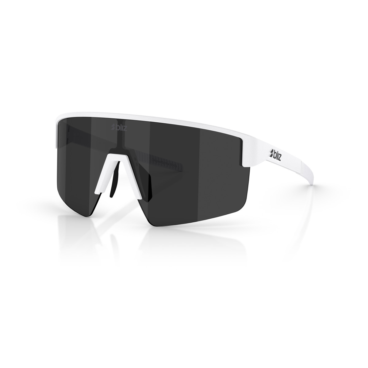 BLIZ P004 Small saulesbrilles | Matte White - Smoke