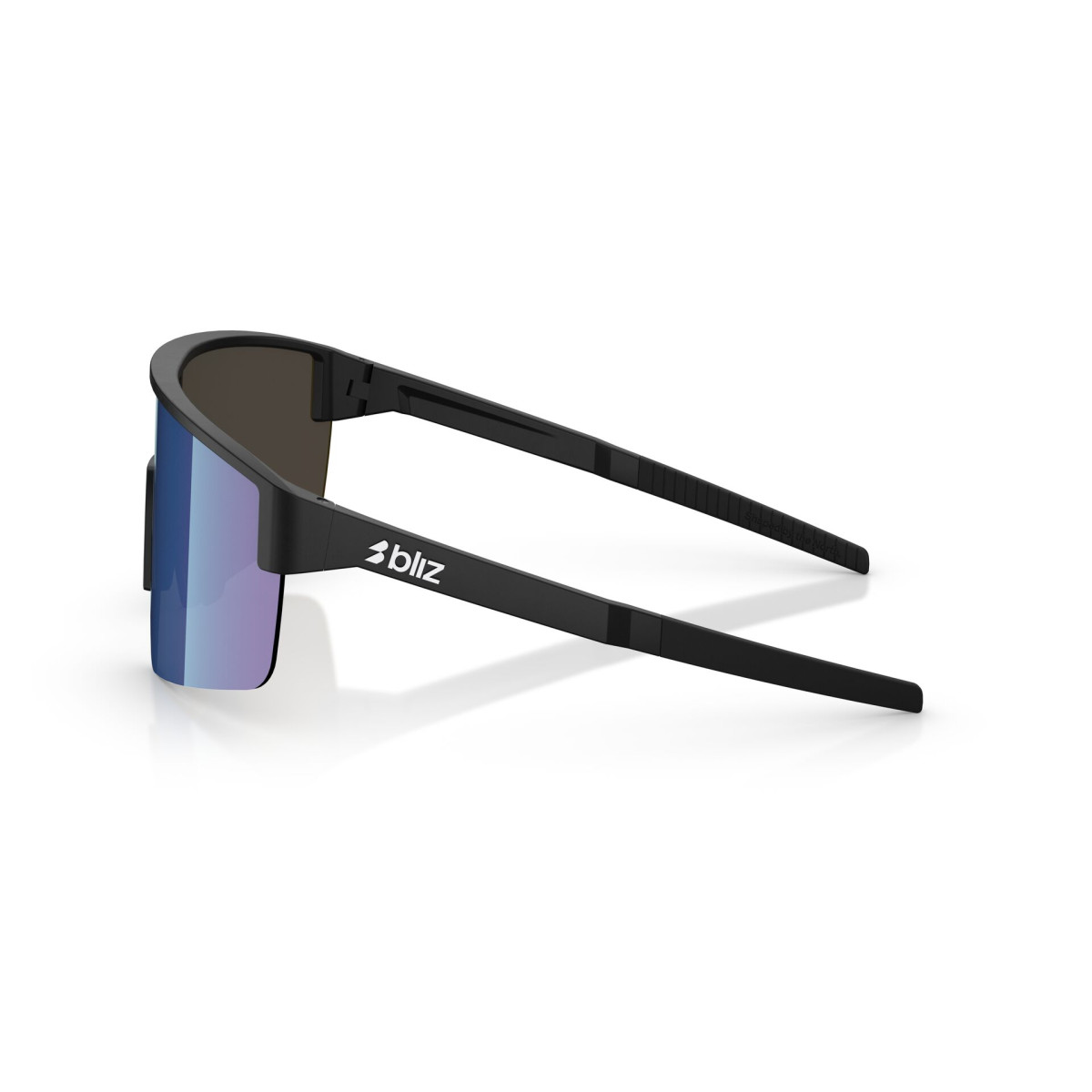 BLIZ P004 Small saulesbrilles | Matte Black - Blue