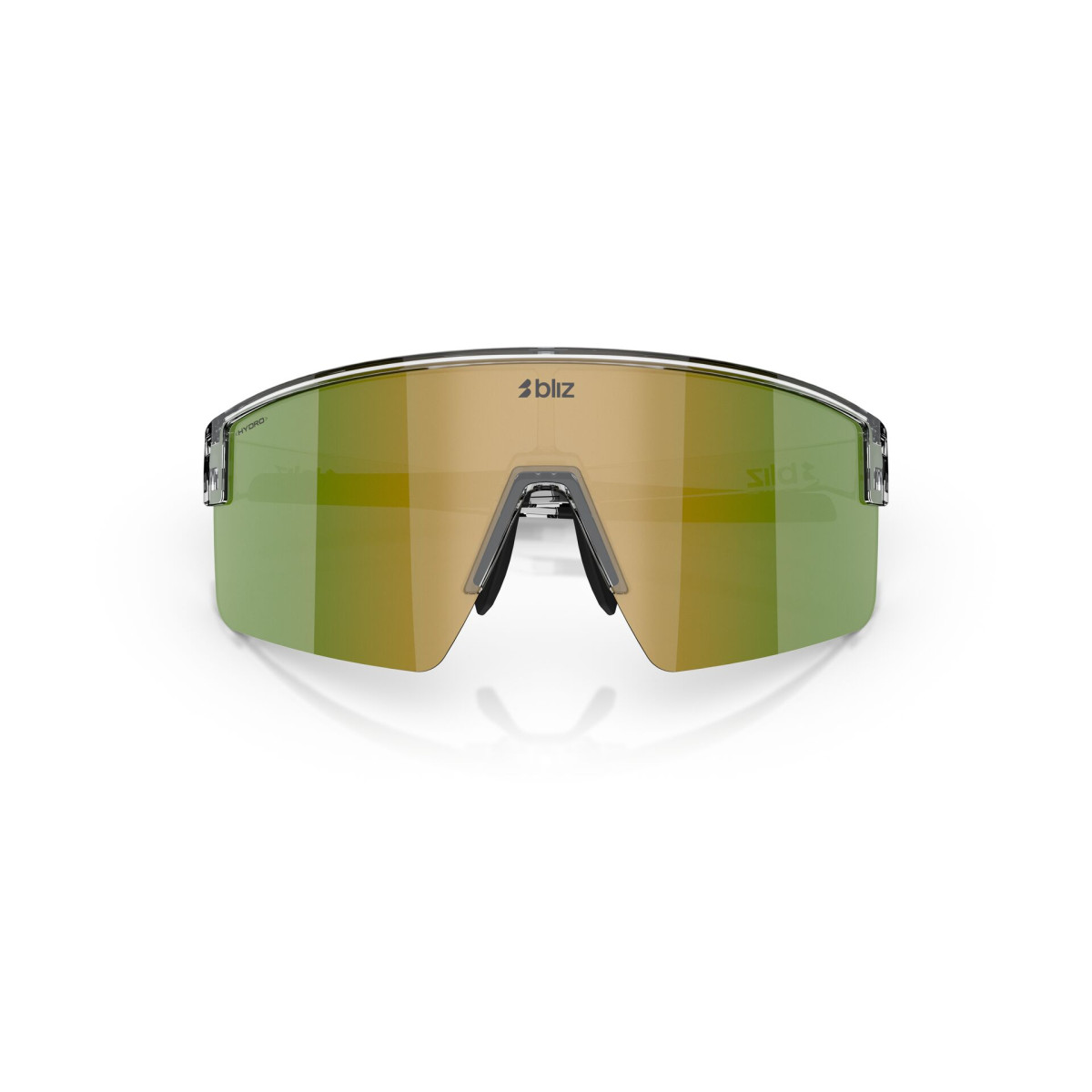 BLIZ P004 Small saulesbrilles | Transparent White - Green