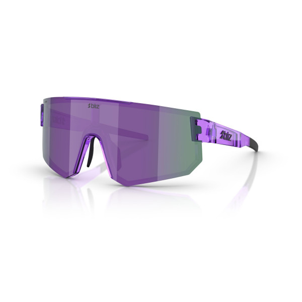 BLIZ P005 saulesbrilles | Transparent Purple - Smoke Purple Mirror