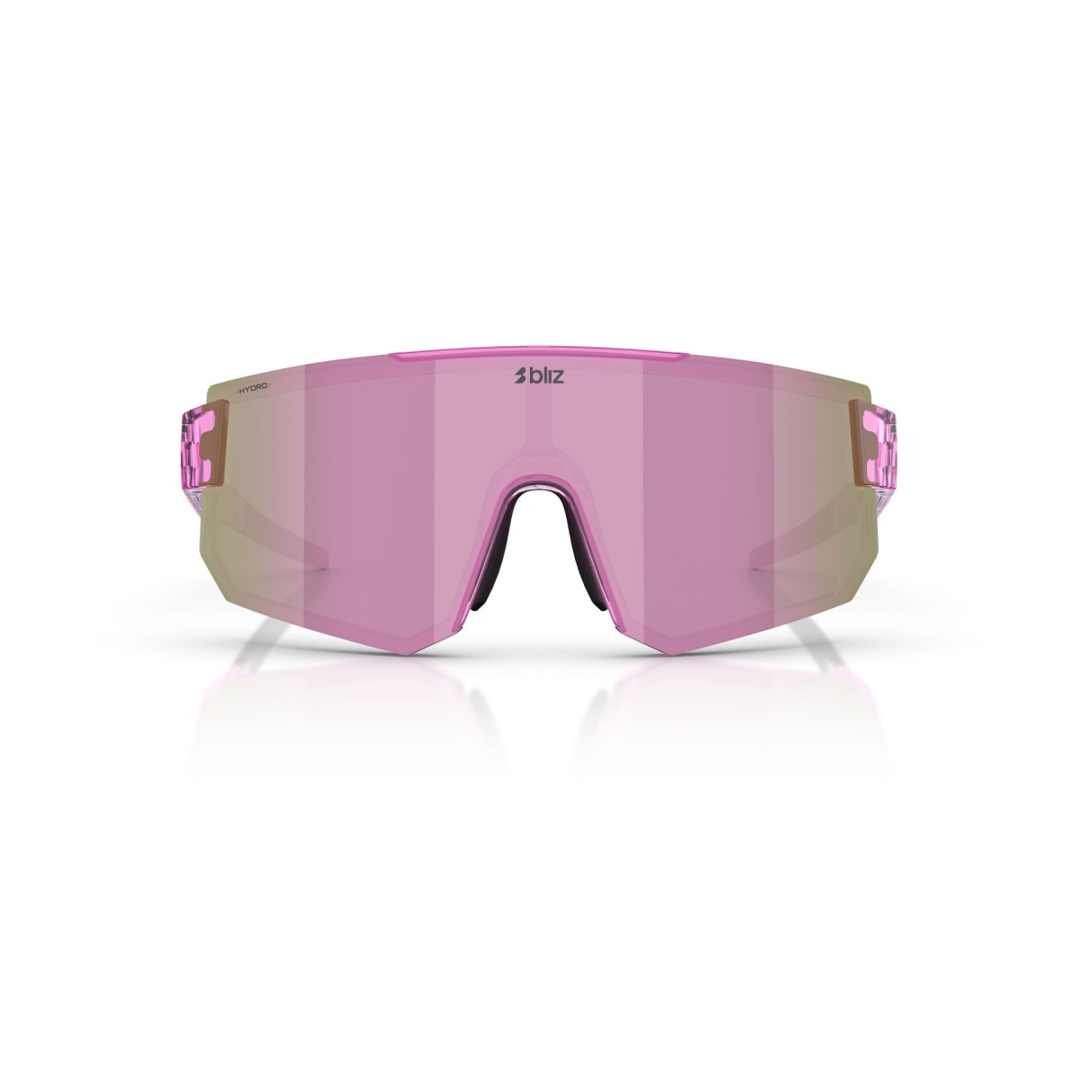 BLIZ P005 Small saulesbrilles | Transparent Pink - Brown Rose Multicolour