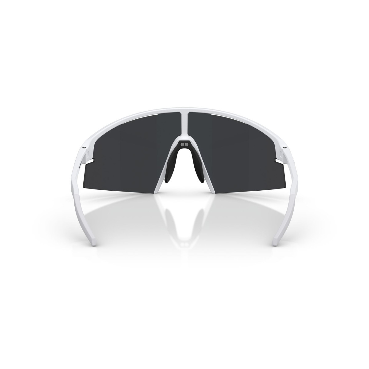 BLIZ P006 saulesbrilles | Matte White - Smoke Blue Multicolour