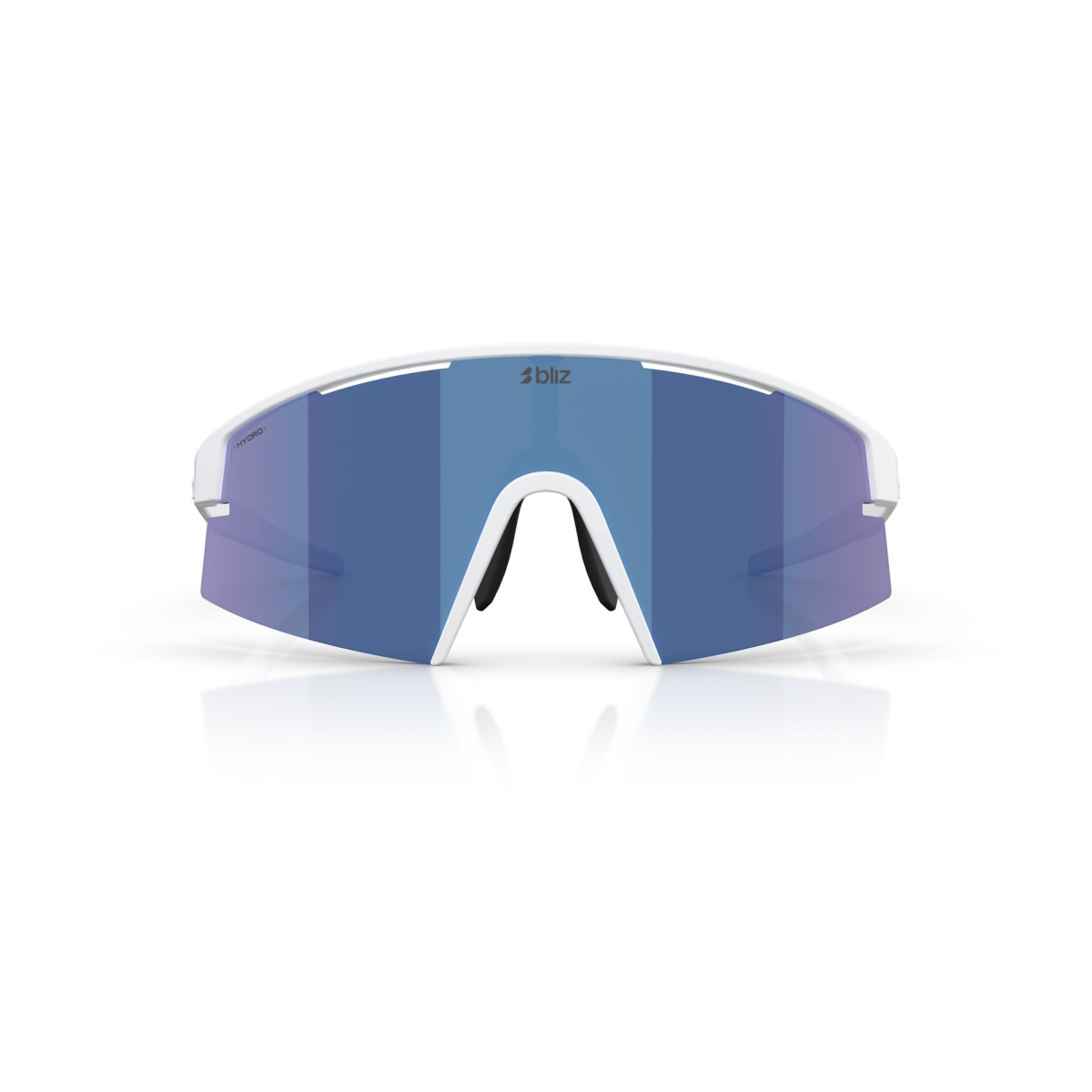 BLIZ P006 saulesbrilles | Matte White - Smoke Blue Multicolour