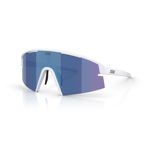BLIZ P006 saulesbrilles | Matte White - Smoke Blue Multicolour