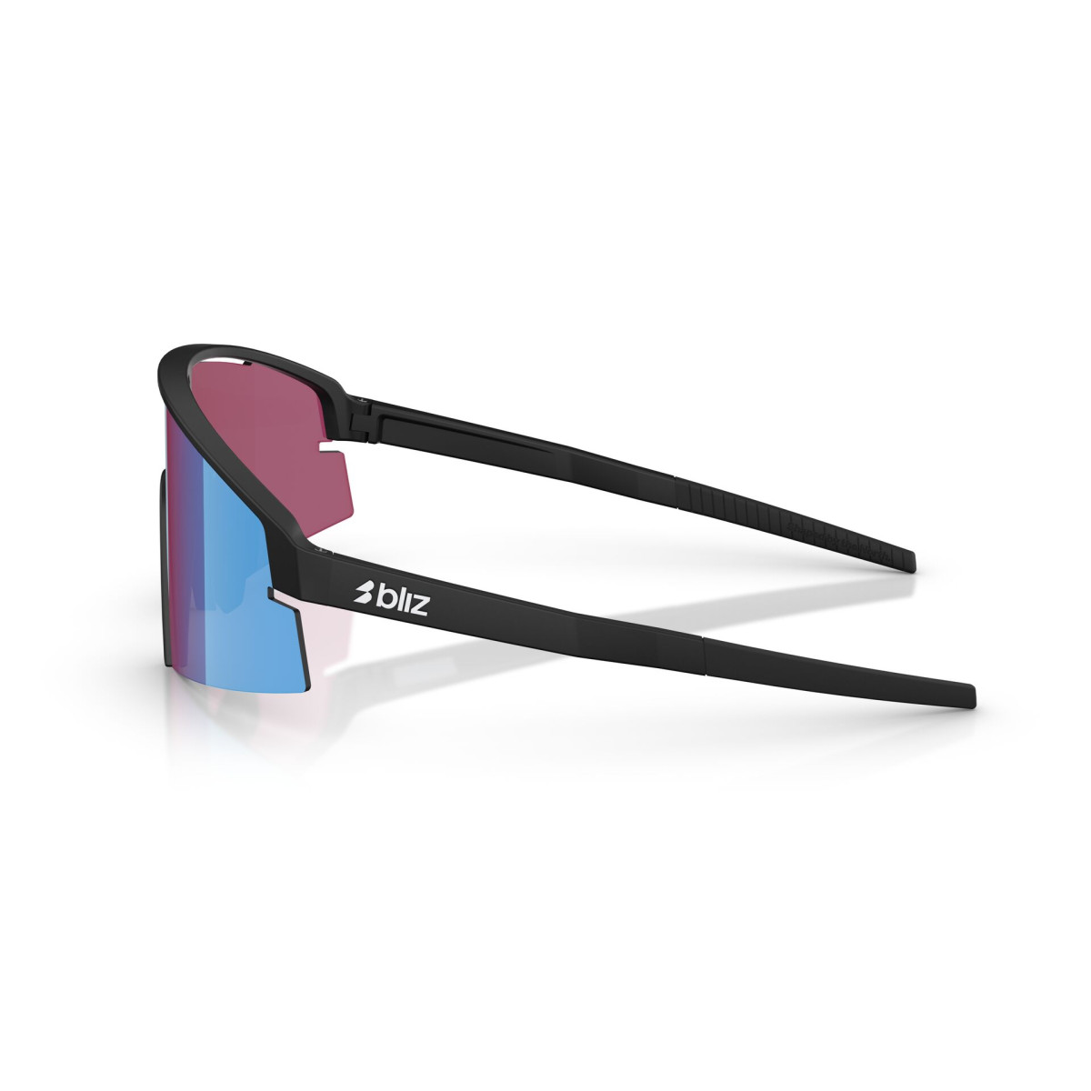 BLIZ P006 saulesbrilles | Nano Optics | Matte Black - Violet Blue Multicolour