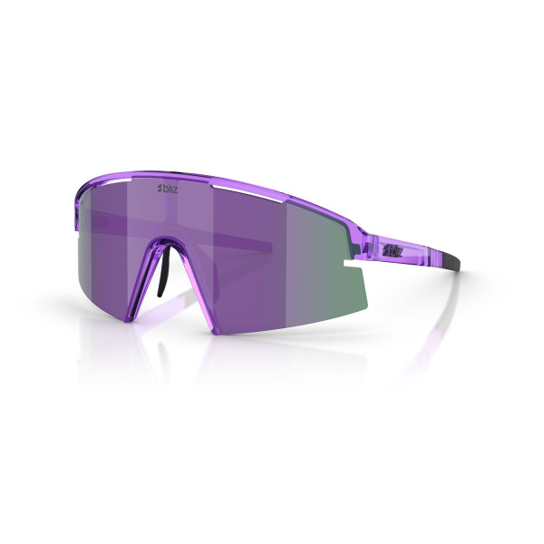 BLIZ P006 saulesbrilles | Transparent Purple - Smoke Purple Mirror