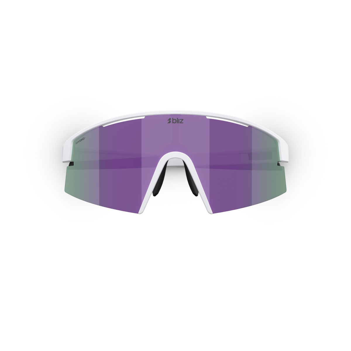 BLIZ P006 Small saulesbrilles | Crystal Black - Green Multicolour