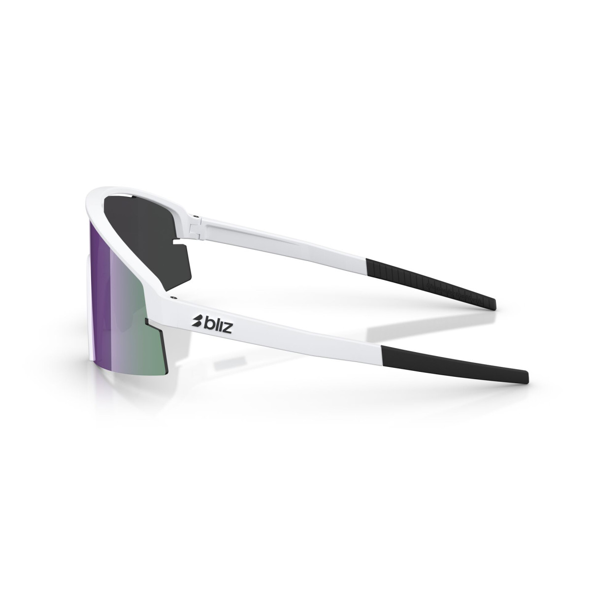 BLIZ P006 Small saulesbrilles | Crystal Black - Green Multicolour