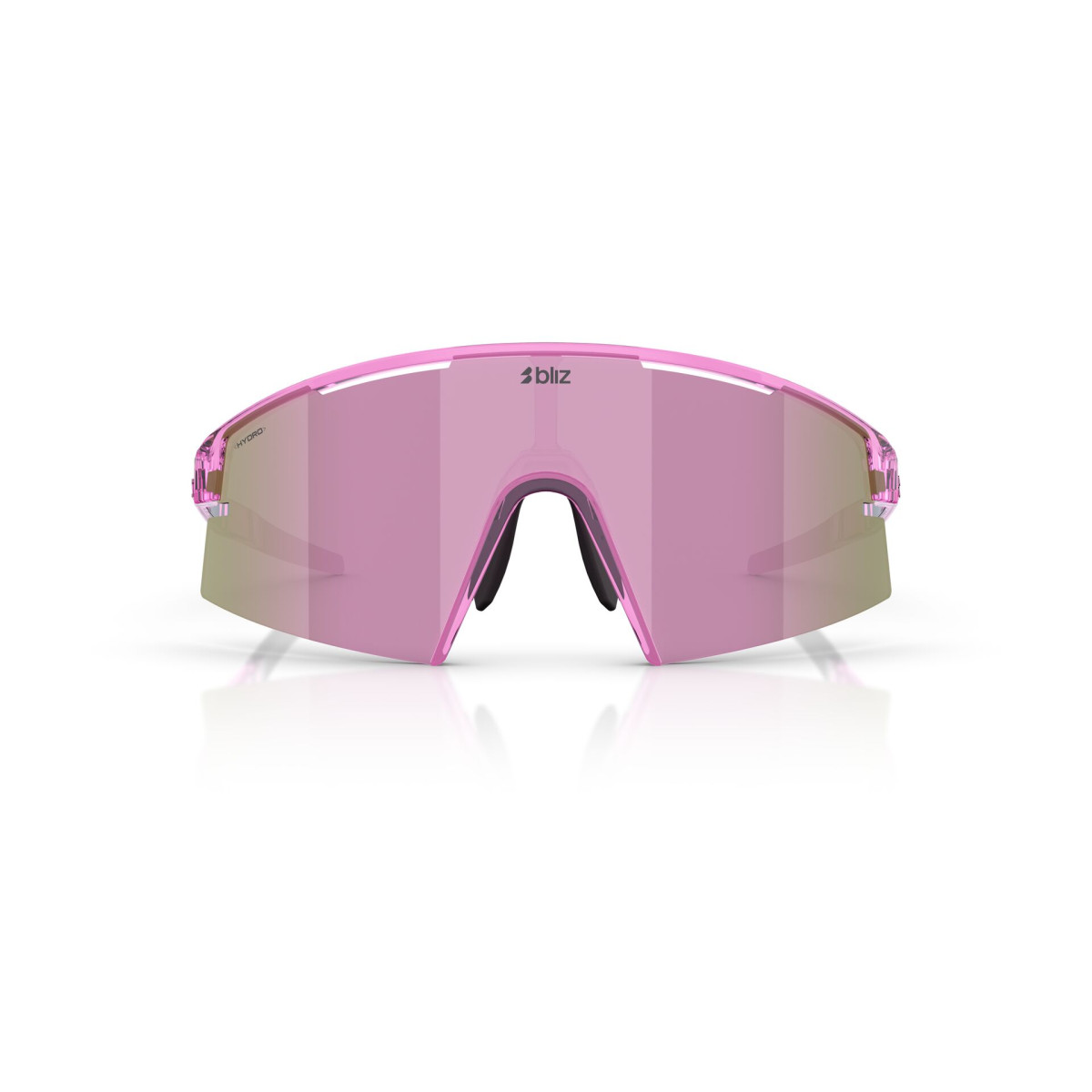 BLIZ P006 Small saulesbrilles | Transparent Pink - Brown Rose Multicolour