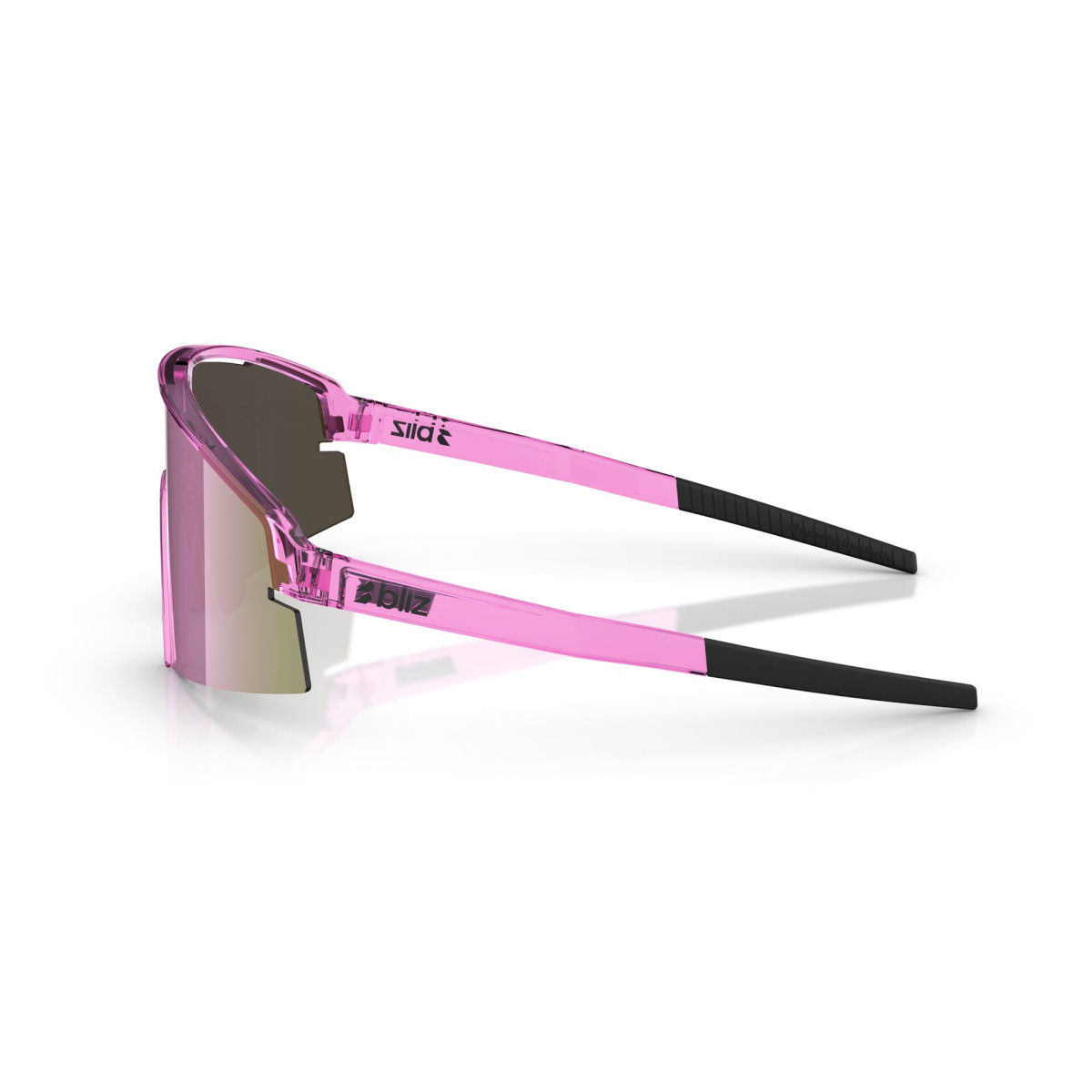 BLIZ P006 Small saulesbrilles | Transparent Pink - Brown Rose Multicolour