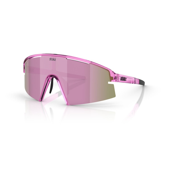 BLIZ P006 Small saulesbrilles | Transparent Pink - Brown Rose Multicolour