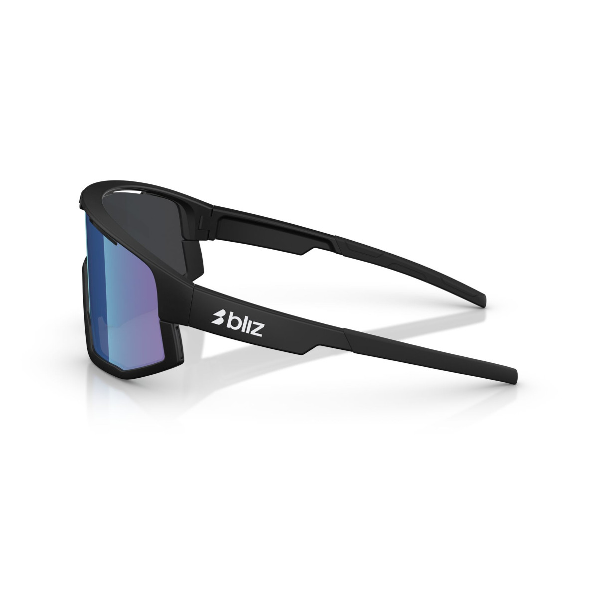 BLIZ Vision saulesbrilles | Matte Black - Smoke Blue Multicolour