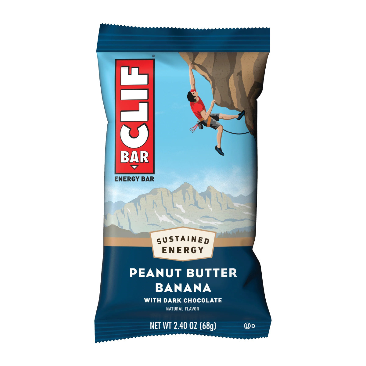 Clif enerģijas batoniņš | 68g | Peanut Butter Banana - Dark Chocolate