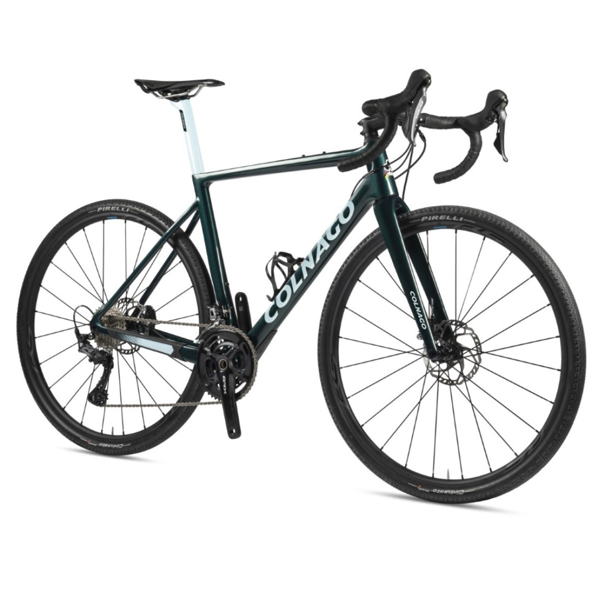 Colnago G3-X grants velosipēds | Shimano GRX 822 1x12 | Britu sacīkšu zaļš - bēšs