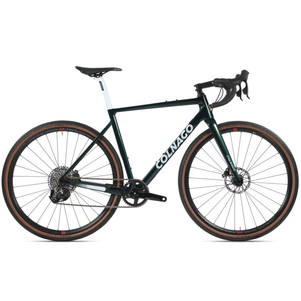 Colnago G3-X grants velosipēds | Sram Rival AXS 1x12 | Britu sacīkšu zaļš - bēšs