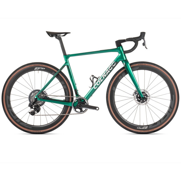 Colnago G4-X grants velosipēds | Shimano GRX 822 1x12 | Fulcrum Rapid Red 900 DB | PIGR - zaļš