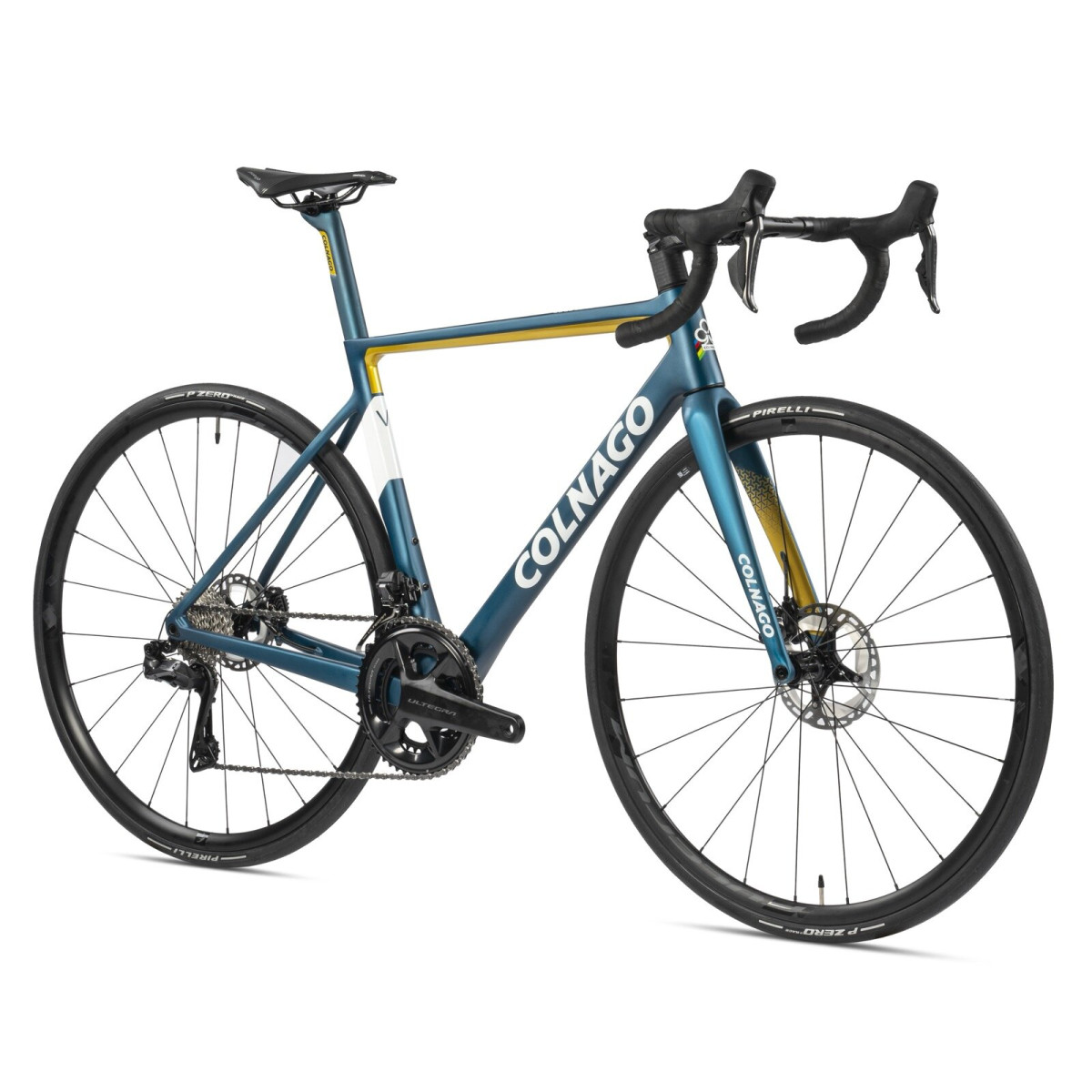 Colnago V3 šosejas velosipēds | Shimano Ultegra R8170 Di2 | Naftas - Dzeltens