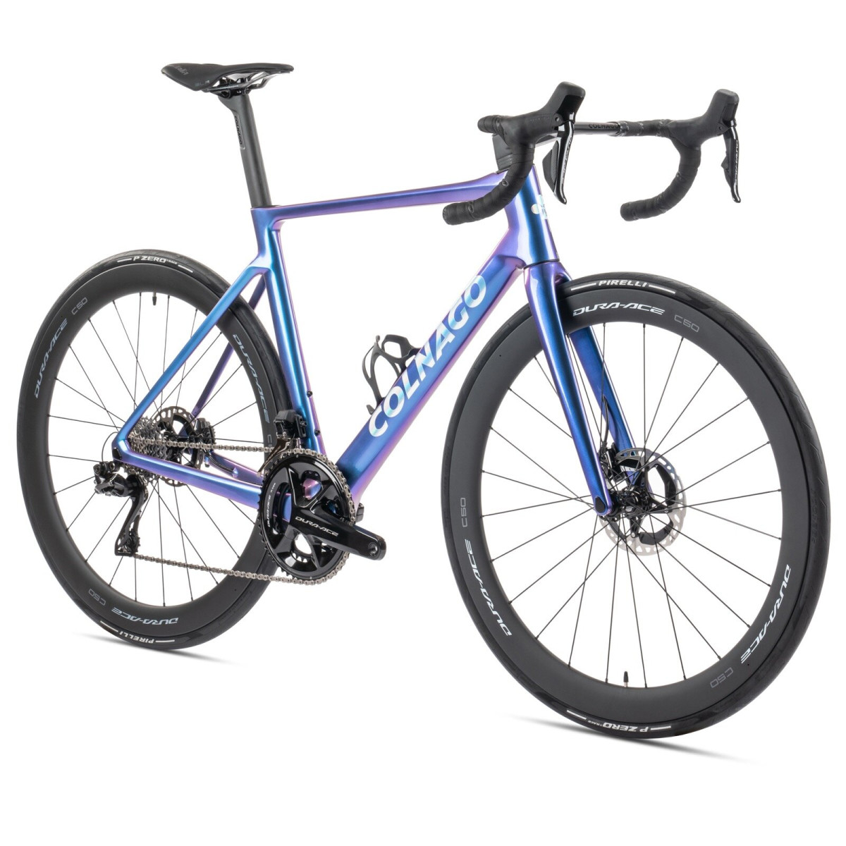 Colnago V4Rs šosejas velosipēds | Shimano Dura Ace R9270 Di2 Disc | Shimano Dura Ace C50 WHR9270 | Purple - Silver
