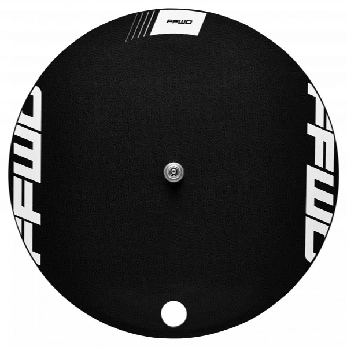 Fast Forward DISC-T Tubular Track karbonas aizmugurējais ritenis | Black - White