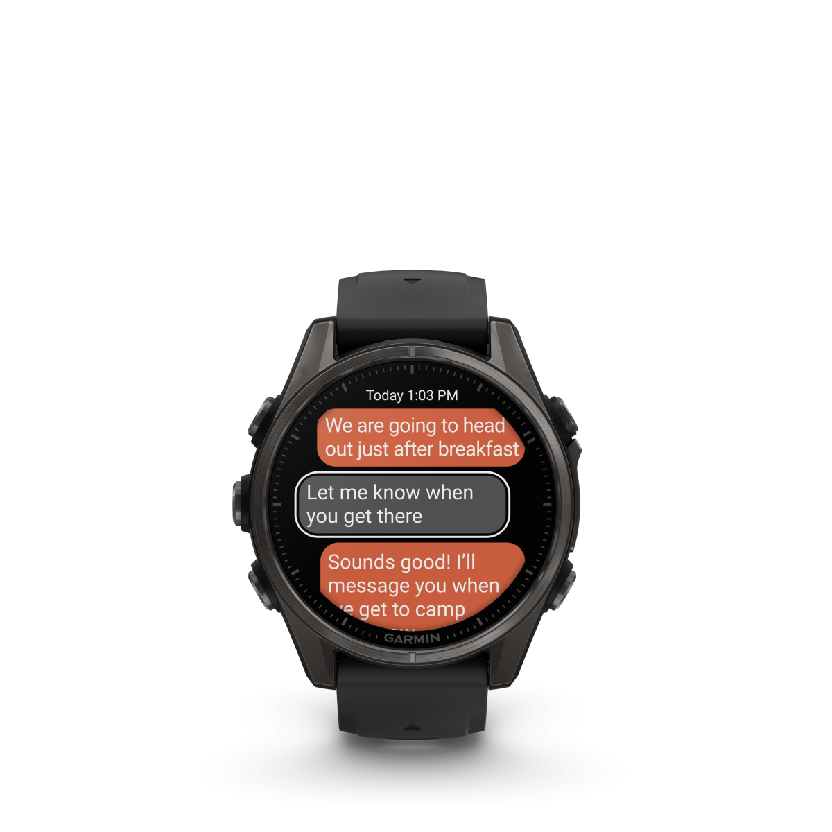Garmin fēnix® 8 Amoled Titanium - Safīra viedpulkstenis | 43 mm | Oglekļa pelēks - melns