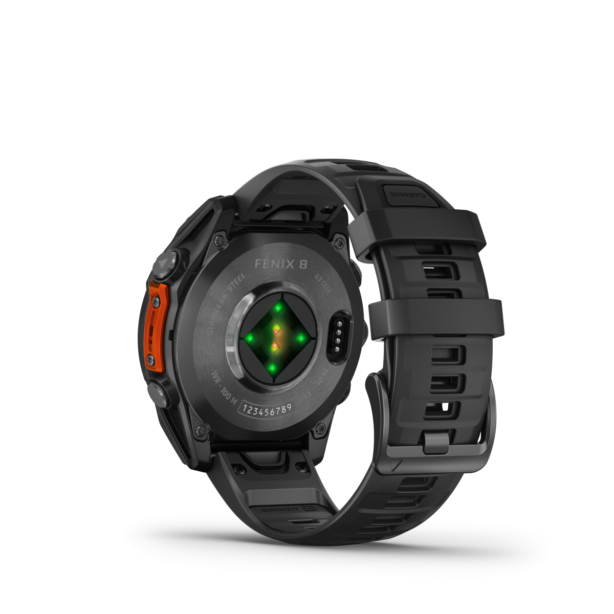 Garmin fēnix® 8 Amoled viedpulkstenis | 47 mm | Slate Gray - melns