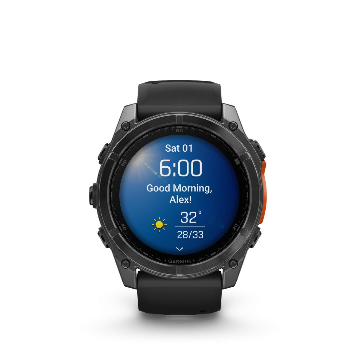 Garmin fēnix® 8 Amoled viedpulkstenis | 51 mm | Slate Gray - melns