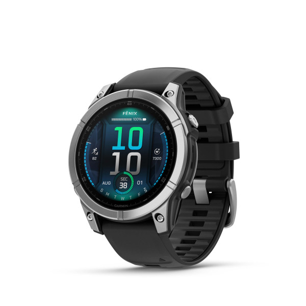 Garmin fēnix® E Amoled viedpulkstenis | 47 mm | Nerūsējošais tērauds