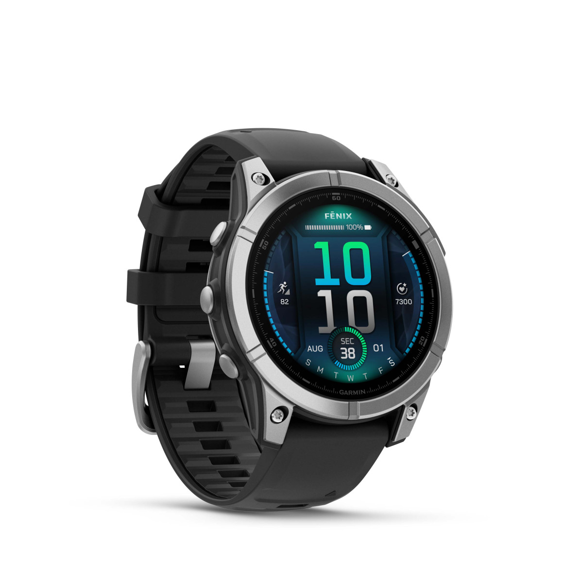 Garmin fēnix® E Amoled viedpulkstenis | 47 mm | Nerūsējošais tērauds