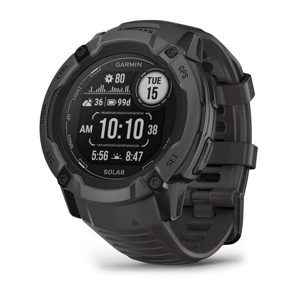 Garmin Instinct® 2X Solar viedpulkstenis | 50 mm | Grafīts
