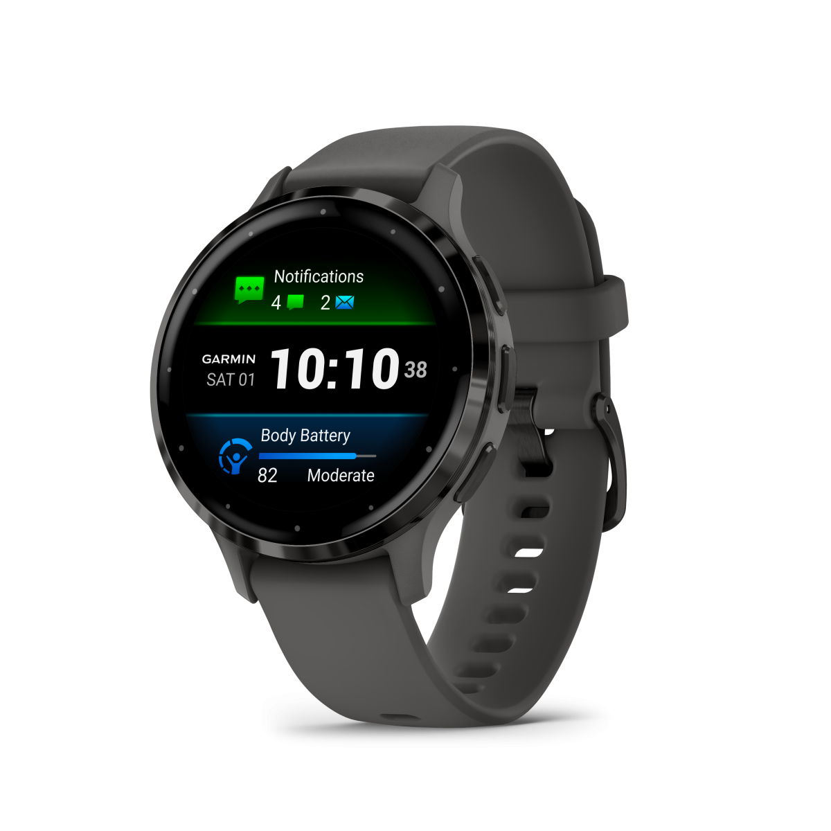 Garmin Venu® 3S viedpulkstenis | 41 mm | Pebble Gray