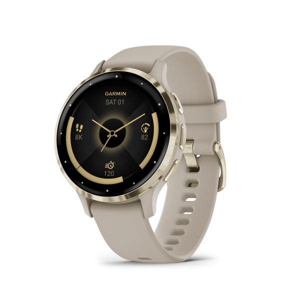 Garmin Venu® 3S viedpulkstenis | 41 mm | Franču pelēks