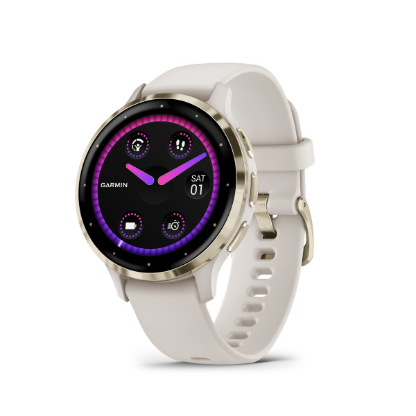 Garmin Venu® 3S viedpulkstenis | 41 mm | Tērauda apmale
