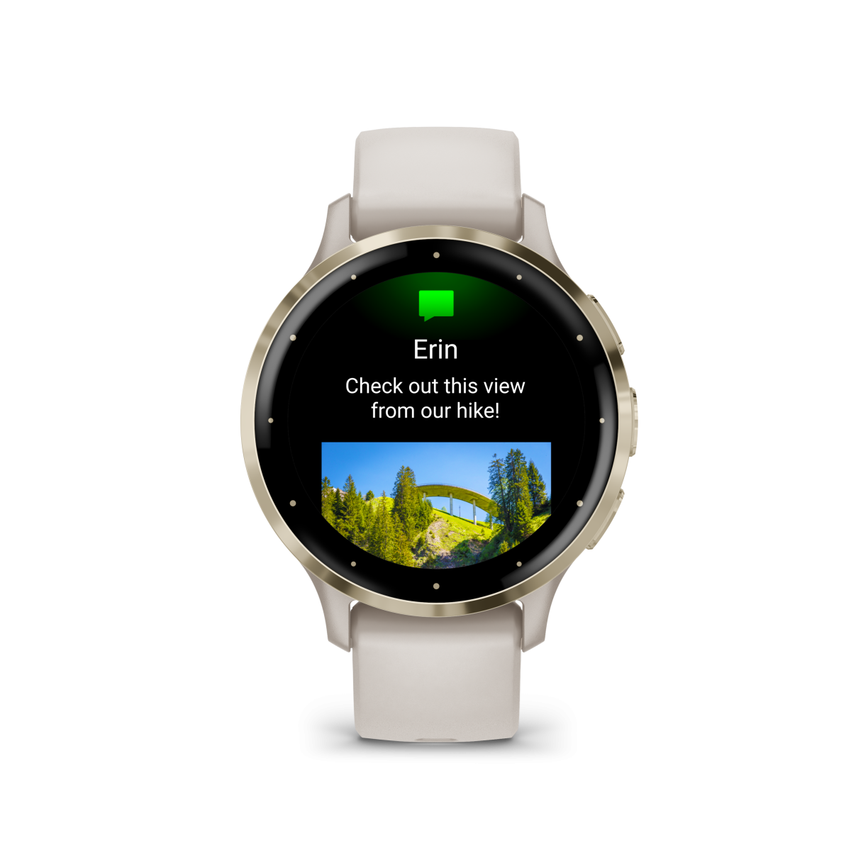 Garmin Venu® 3S viedpulkstenis | 41 mm | Tērauda apmale