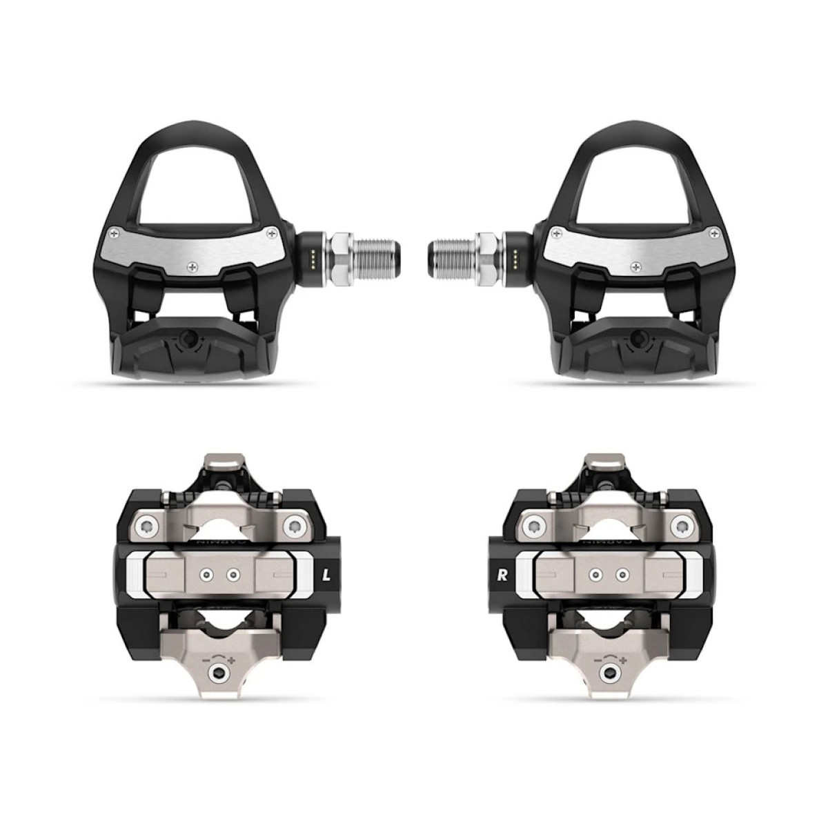 Garmin Rally RK/XC210 Dual Sensing Power Meter pedāļu komplekts | Look KEO / Shimano SPD