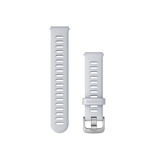 Garmin Quick Release 18 silikona pulksteņa rokassprādze | Whitestone - Silver Garmin Quick Release 18 silikona pulksteņa rokassprādze | Whitestone - Silver