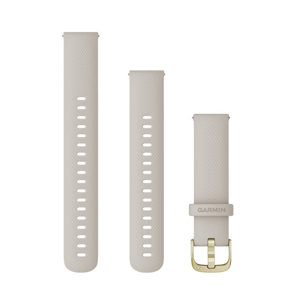 Garmin Quick Release 18 silikona pulksteņa rokassprādze | Light Sand - Light Gold Garmin Quick Release 18 silikona pulksteņa rokassprādze | Light Sand - Light Gold