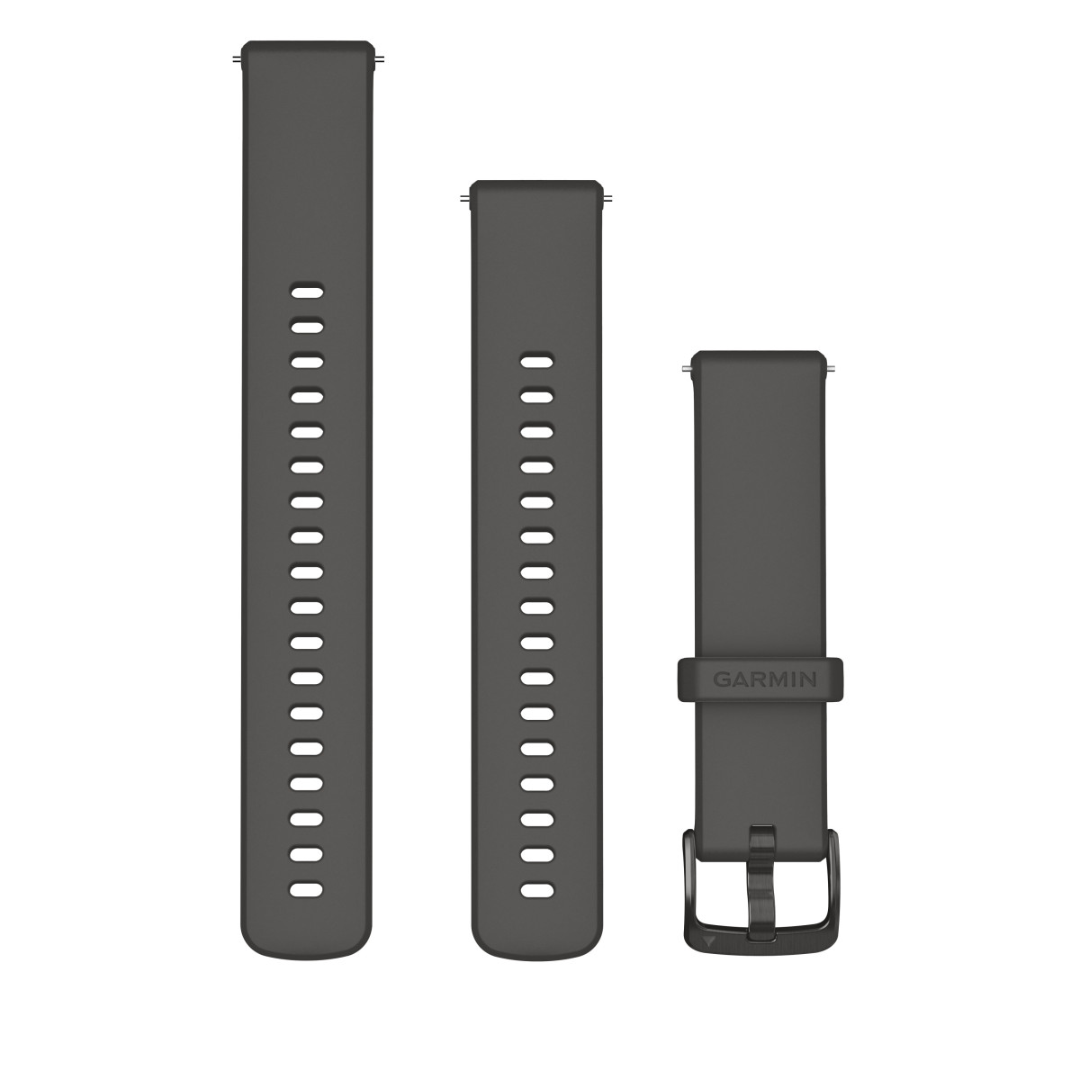 Garmin Quick Release 18 silikona pulksteņa rokassprādze | Pebble Grey - Slate