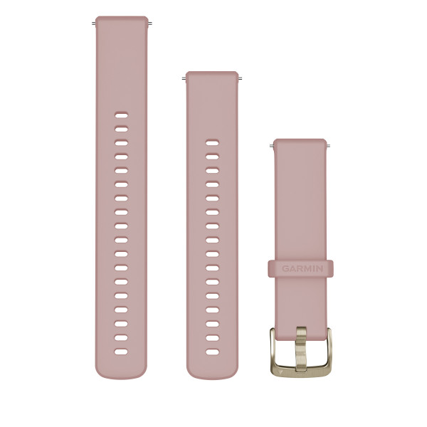 Garmin Quick Release 18 silikona pulksteņa rokassprādze | Dust Rose - Soft Gold Garmin Quick Release 18 silikona pulksteņa rokassprādze | Dust Rose - Soft Gold