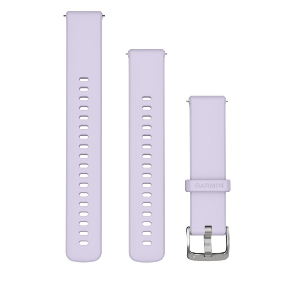 Garmin Quick Release 18 silikona pulksteņa rokassprādze | Periwinkle - Silver