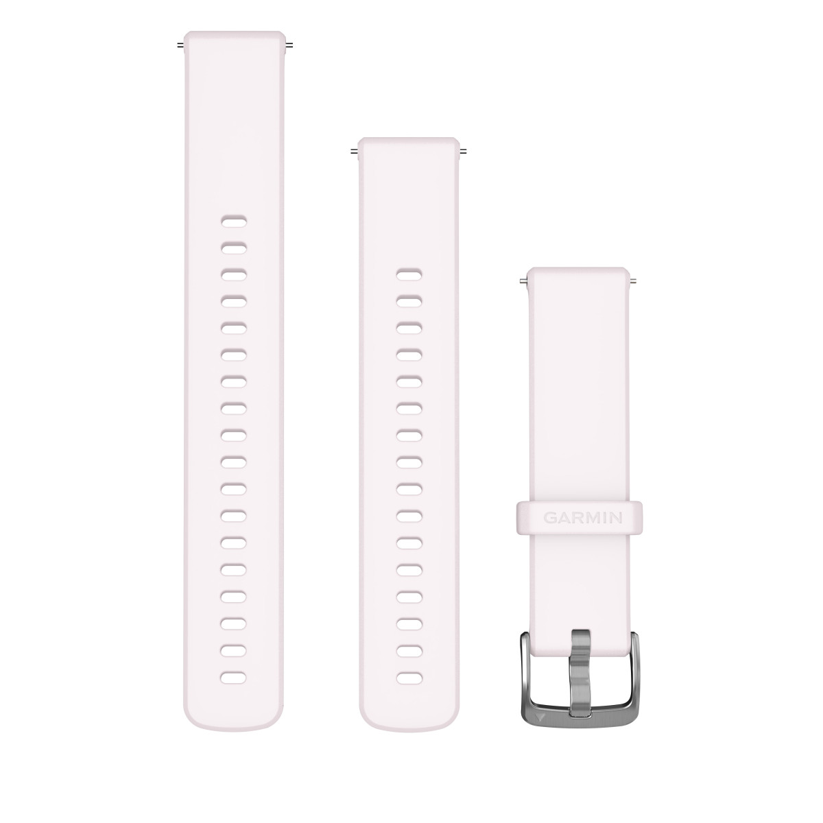 Garmin Quick Release 18 silikona pulksteņa rokassprādze | Blush Pink - Silver