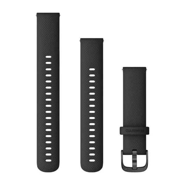 Garmin Quick Release 18 silikona pulksteņa rokassprādze | Black - Slate