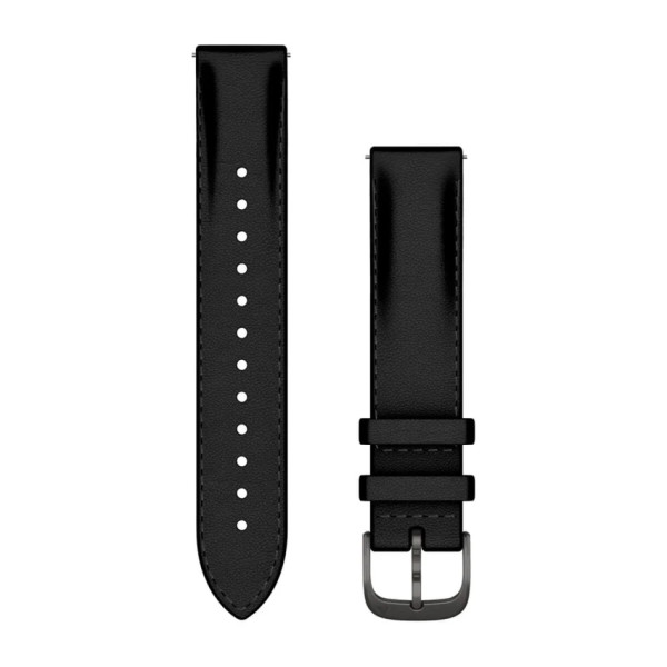 Garmin Quick Release 18 ādas pulksteņa siksniņa | Black - Brushed Slate
