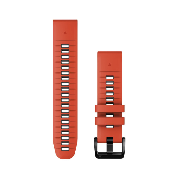 Garmin QuickFit® 22 silikona pulksteņa rokassprādze | Red - Graphite